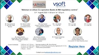 Webinar on Urban Co-operative Banks &amp; RBI regulatory control