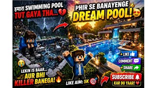 Minecraft Broken Pool ➝ Dream Pool Transformation! 😱🔥