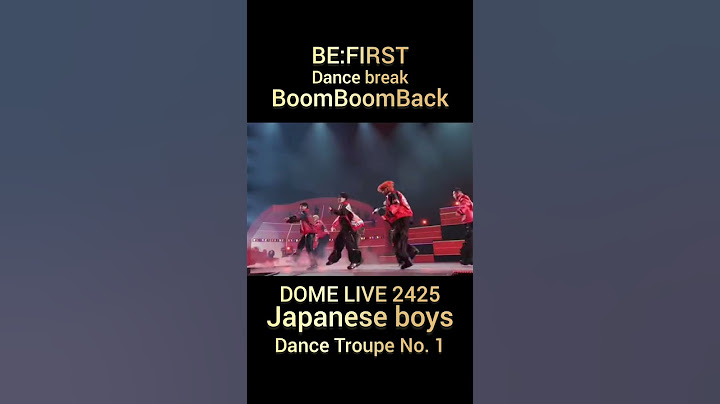 BE:FIRST Dance break Boom Boom Back ,From the legends of dance BE:FIRST 🌹#BEFIRS#BBB#DOME