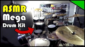 HUGE Drum Kit Setup | ASMR Drum Tech POV