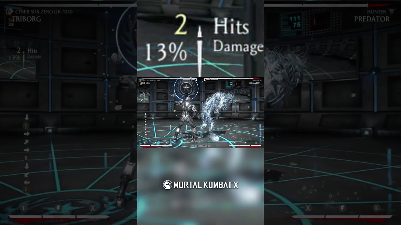 Triborg (Cyber Sub-Zero) 52% Combo (Mortal Kombat X)