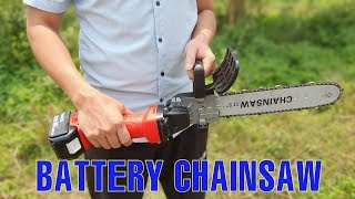 Battery Chainsaw with 5$ and Electric Angle Grinder