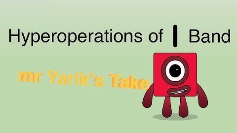 Hyperoperations of 1 Band [mr Yarik