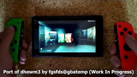 DOOM 3 running on Nintendo Switch (Homebrew Port)