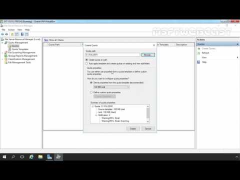 39. How to Configure and Enable Quota on Shared Folder Using FSRM in Windows Server 2016