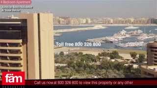 4 Bedroom Apartment For Rent in JBR-Dubai Marina, Dubai -UAE
