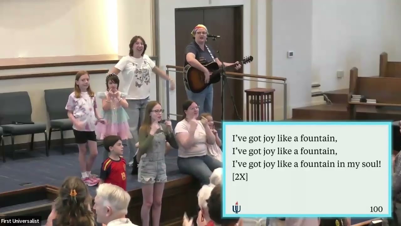 Are you smarter than a fifth grader…when it comes to our Unitarian Universalist Shared Values? Join us this week for our Summer Camp Sunday and Backpack Blessing worship led by our summer campers and camp staff. We’ll sing, share, and explore our shared values together. Don’t forget to bring your backpack, laptop case, purse, or fanny pack for our annual Backpack Blessing! We’ll send you home with a reminder that no matter what you’re carrying this time of year, we are holding it together – with Love at the Center.