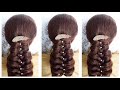 Easy Party Hairstyle/2 min. hairstyle for function/Easy &amp; Simple reception hairstyle/#subscribe