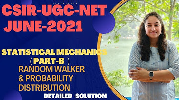 Statistical Mechanics JUNE-2021 Random Walker Solution