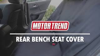 Waterproof Rear Bench Seat Cover for Cars SUVs