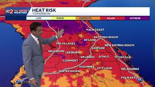 Impact Weather: Heat advisory in effect as dangerous temps, storms target Central Florida