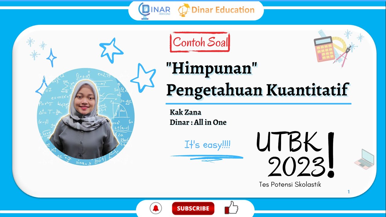 16. Persiapan TPS UTBK SNBT | Pembahasan Soal Himpunan