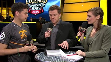 xPeke interview after FNC vs GMB | Season 4 EU LCS Spring Split W1D1 [HD]