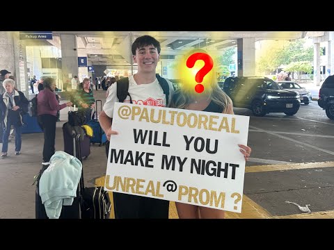 i became a STRANGER'S prom date and it was INSANE