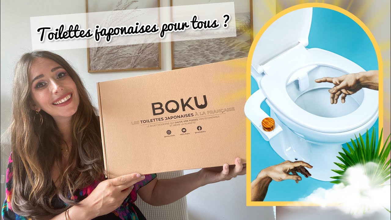 Test toilettes japonaises Boku mini pour faire des économies de papier  toilette 