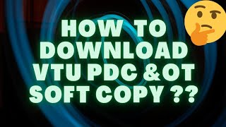 VTU PDC & OFFICIAL TRANSCRIPT SOFTCOPY || DOWNLOAD PROCESS ||🧑‍🎓 #vtu  #DOGOODWORLD "DO GOOD WORLD" screenshot 5