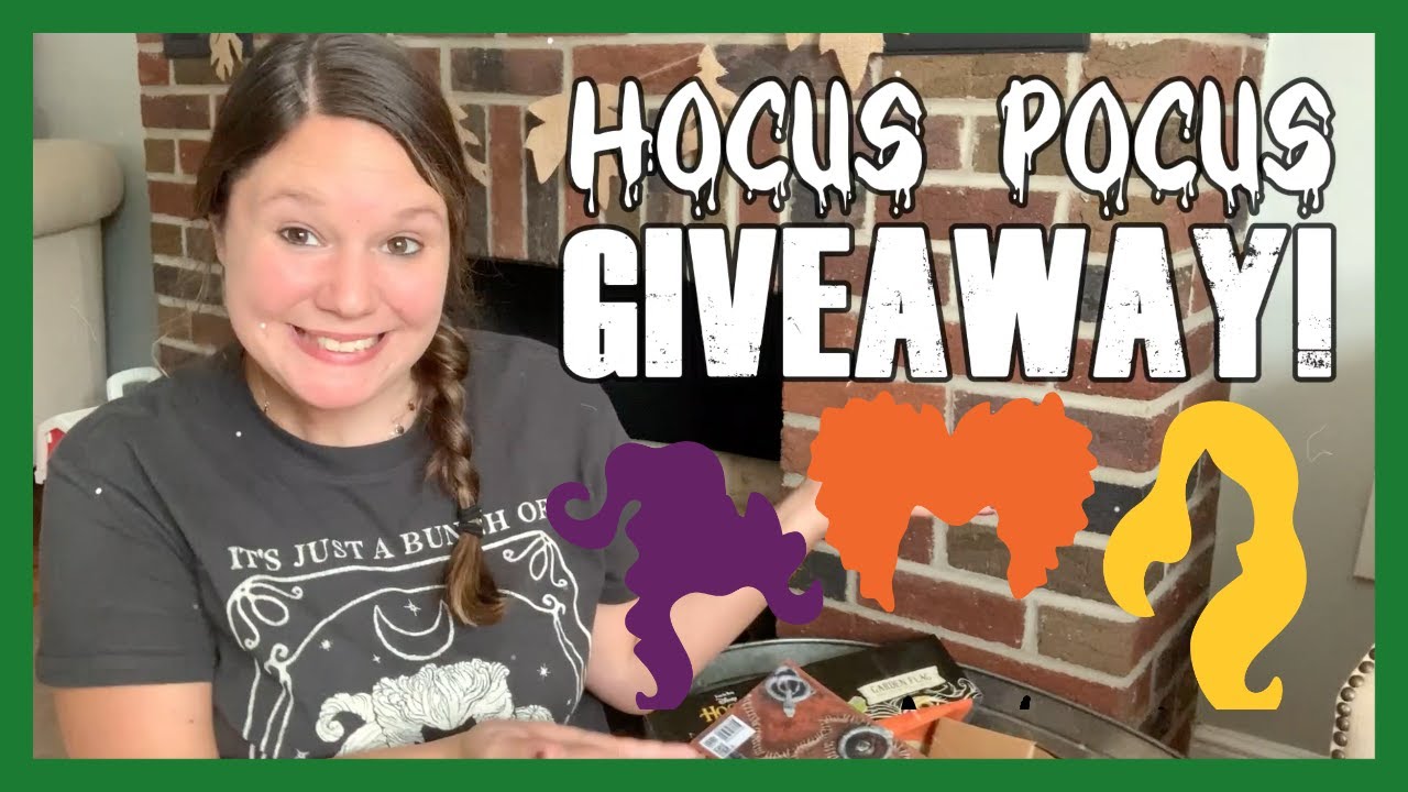 *EPIC* HOCUS POCUS GIVEAWAY!! DISNEY ITEMS, LOUNGEFLY & MORE!