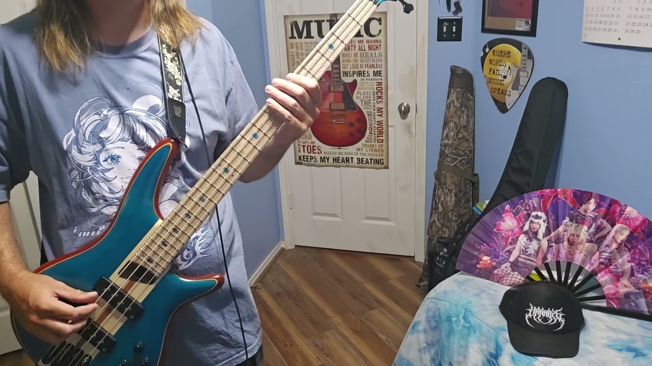Hanabie Iconic Bass Cover - YouTube