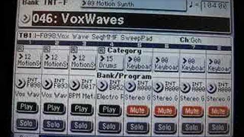 Sounds KORG M3 + Exb Radias Combinations Part 3