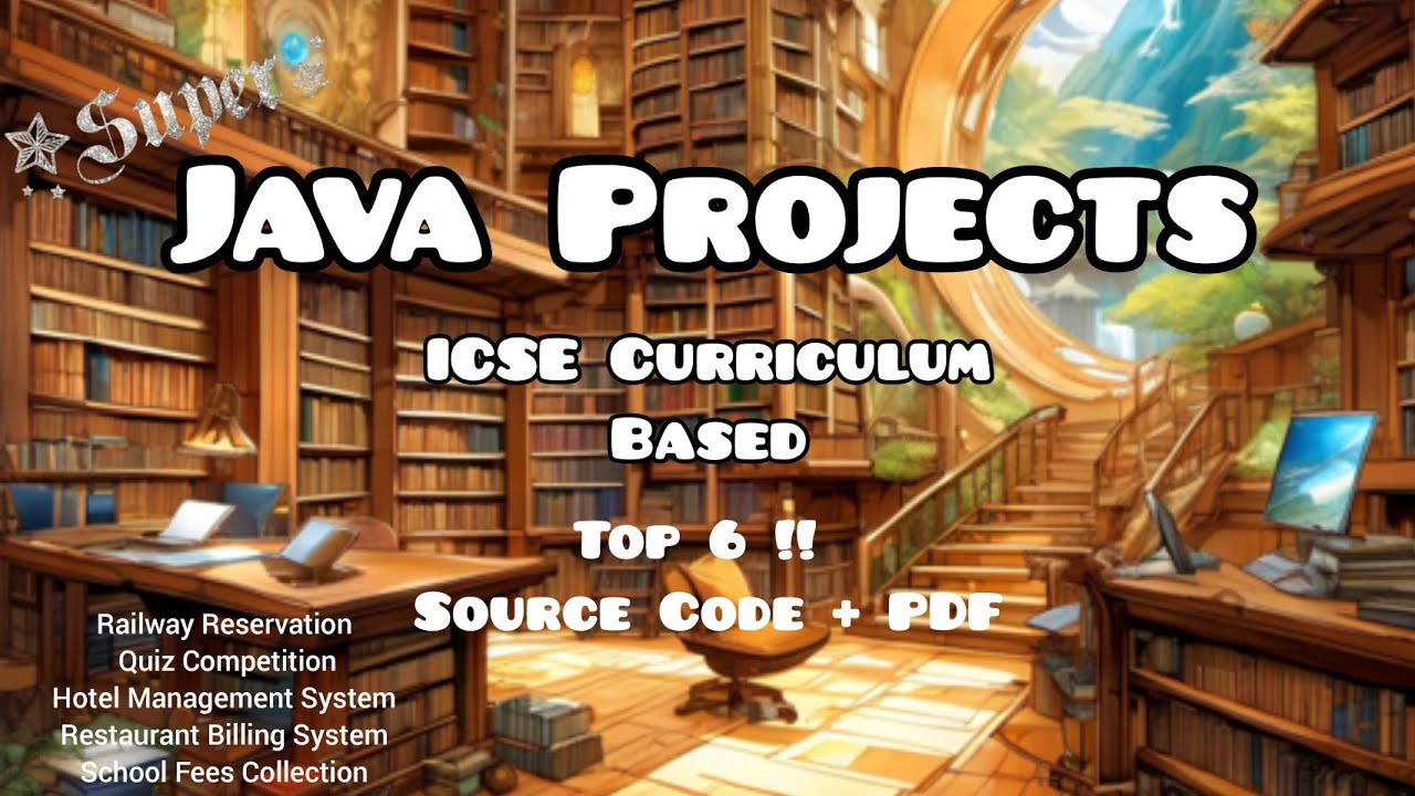 Top 6 Class 10 Computer Java Projects For School Students #computer # ...