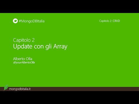 La Ricerca e gli Array - Corso base di MongoDB