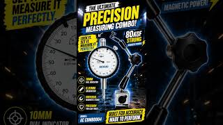 Precision measuring made easy ⚙️📏🔥 #DialIndicator#MagneticStand#PrecisionTools#Engineering#Workshop