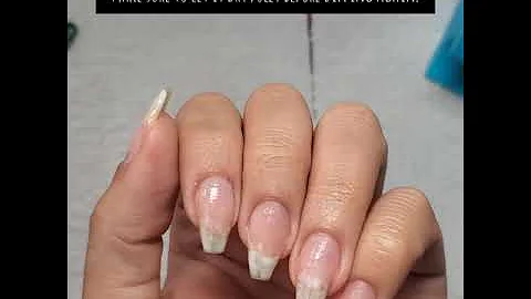 How I Apply Peel Base Under My Dip Powder Nails