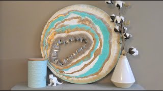 #67- Creating A Resin Geode End Table, On A Budget!