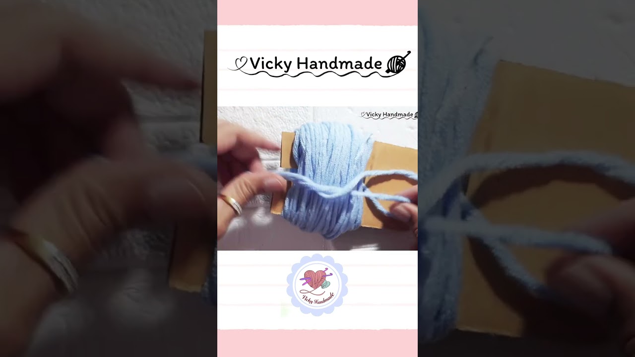 Super Easy Way To Make a Yarn Pompom  / Crochet Tutorial