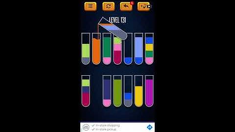 Water Sort Puzzle - Color Liquid Sorting Game Level 131 Solution