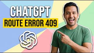How To Fix ChatGPT Error Route Error 409 (Easy Guide)