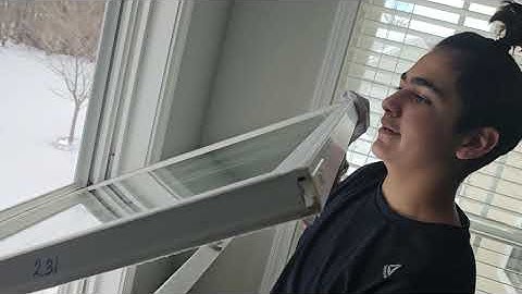 How to clean your double hung windows from inside