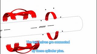 Hinged Spring centralizer