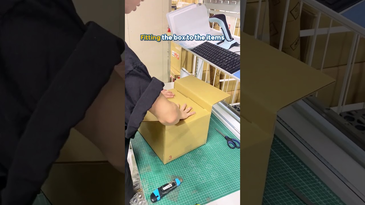 Packing Anime Figures at the ZenMarket Warehouse