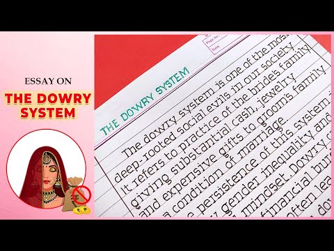 Essay On Dowry System | Impact of Dowry System paragraph | Dowry System the Social evil essay