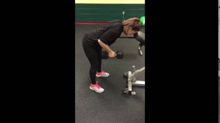 Single Arm Head Supported Dumbbell Row