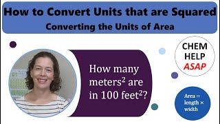 How to Convert Units that are Squared. Or How to Convert the Units of Area
