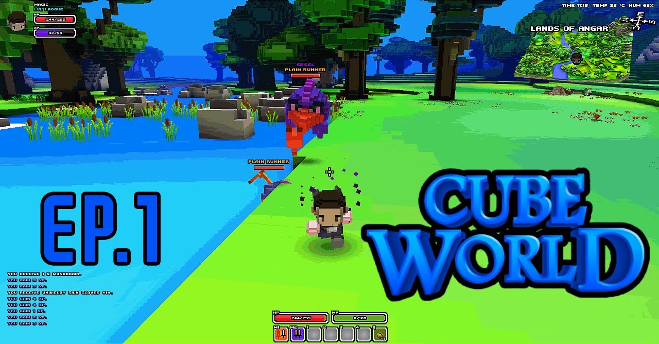 CubeWorld Ep.1 :: Brave Beginning