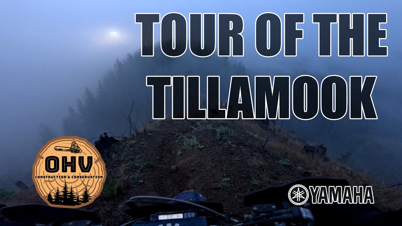 Tour of the Tillamook powered by Yamaha 100 mile loop mapped out by ohv Construction & Conservation
