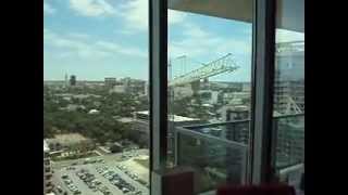 Spring Condominium Tower in Downtown Austin Texas with UT and Frost Tower Views 300 Bowie 78703