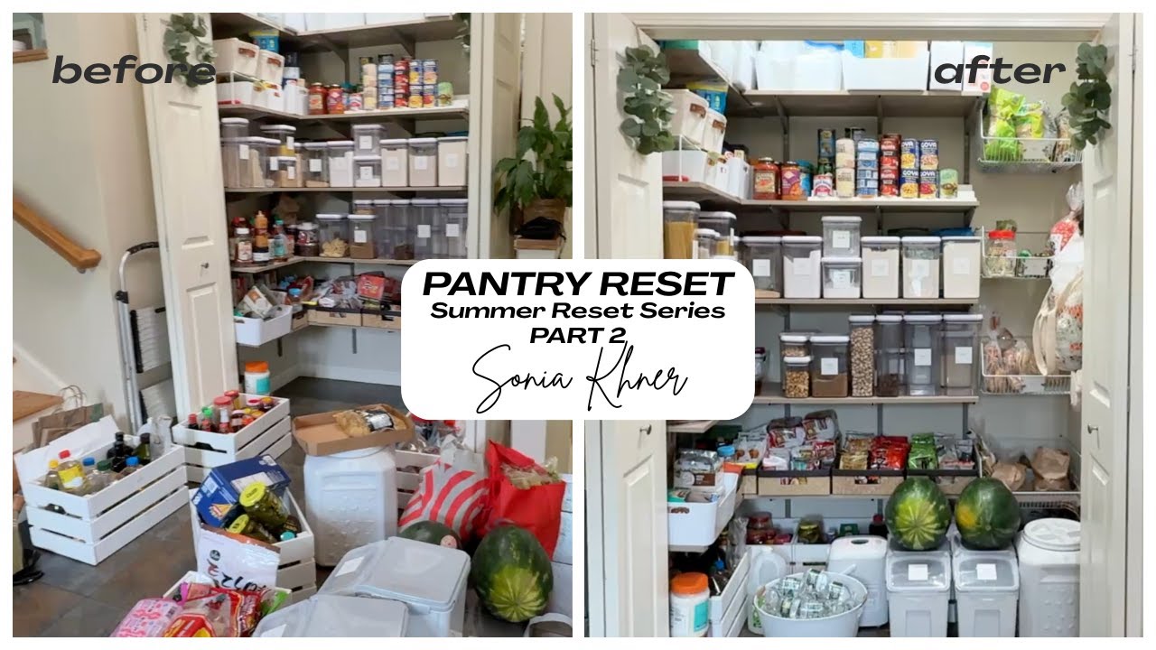 Pantry Reset for Summer | Decluttering the Chaos & Organizing for a Fresh Start ☀️