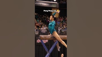 Did she just do flairs on the Beam!?!🤯 #gymnastics #beam #flairs #sports #women