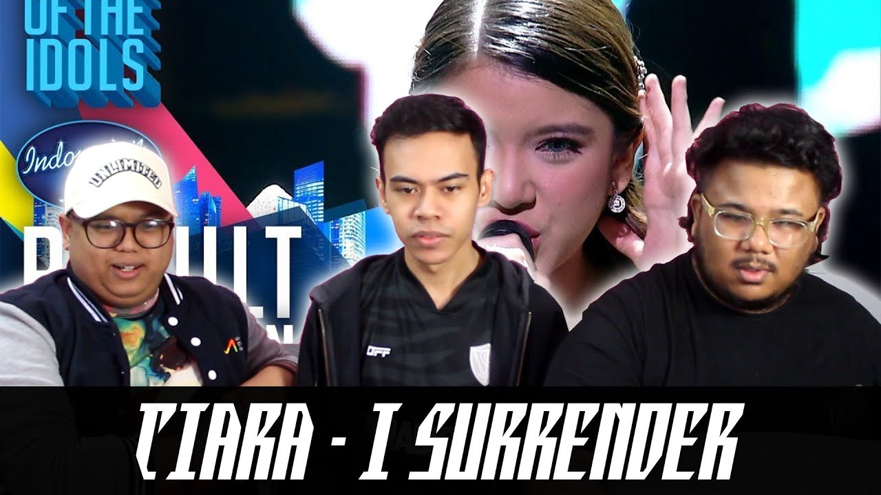 TIARA - I SURRENDER Indonesian Idol 2020 | Serabut Reaction