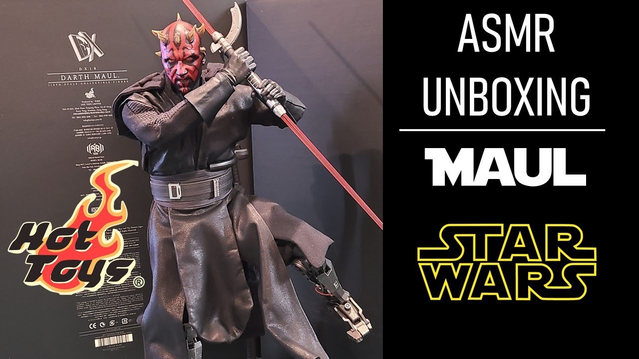 STAR WARS ASMR | Darth Maul Hot Toys Unboxing