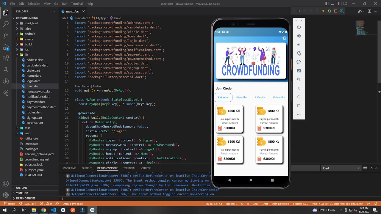Crowdfunding App | Flutter