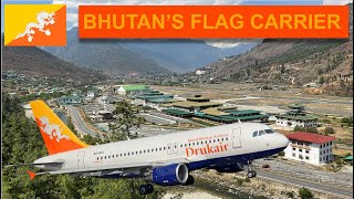 WORLD'S HARDEST APPROACH! Flying to Paro in Business Class with DrukAir