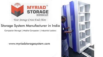 Mobile Compactor Storage System by Leading Manufacturer in Mumbai, India | Compactor Storage Demo