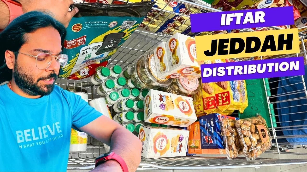 Roadside IFTAR Distribution in Jeddah | Ramadan in Saudi Arabia | 200+ Packages Alhamdulillah