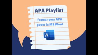 📚 APA Playlist #4a | Formatting your APA Paper in MS Word | Contra Costa College Library