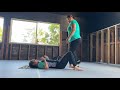 Ashley knee on the belly escape sequence